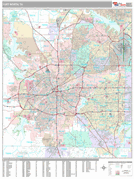 Fort Worth Digital Map Premium Style